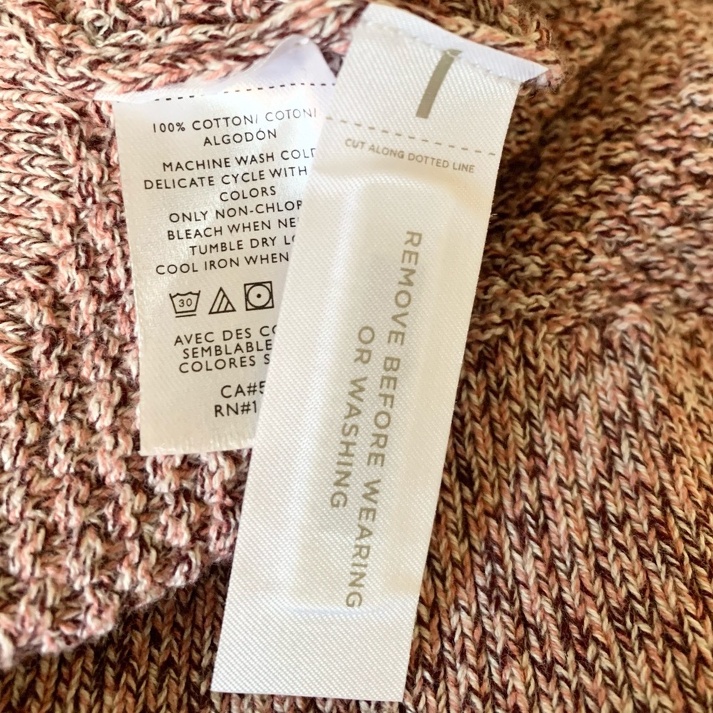 New LOFT Marled Bobble Sleeve Sweater Size: Medium - Picture 5 of 6